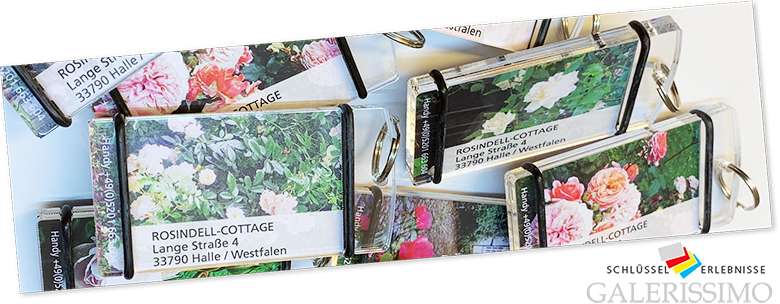 blumen schluesselanhaenger