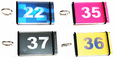 Schlüsselanhänger Alu Design